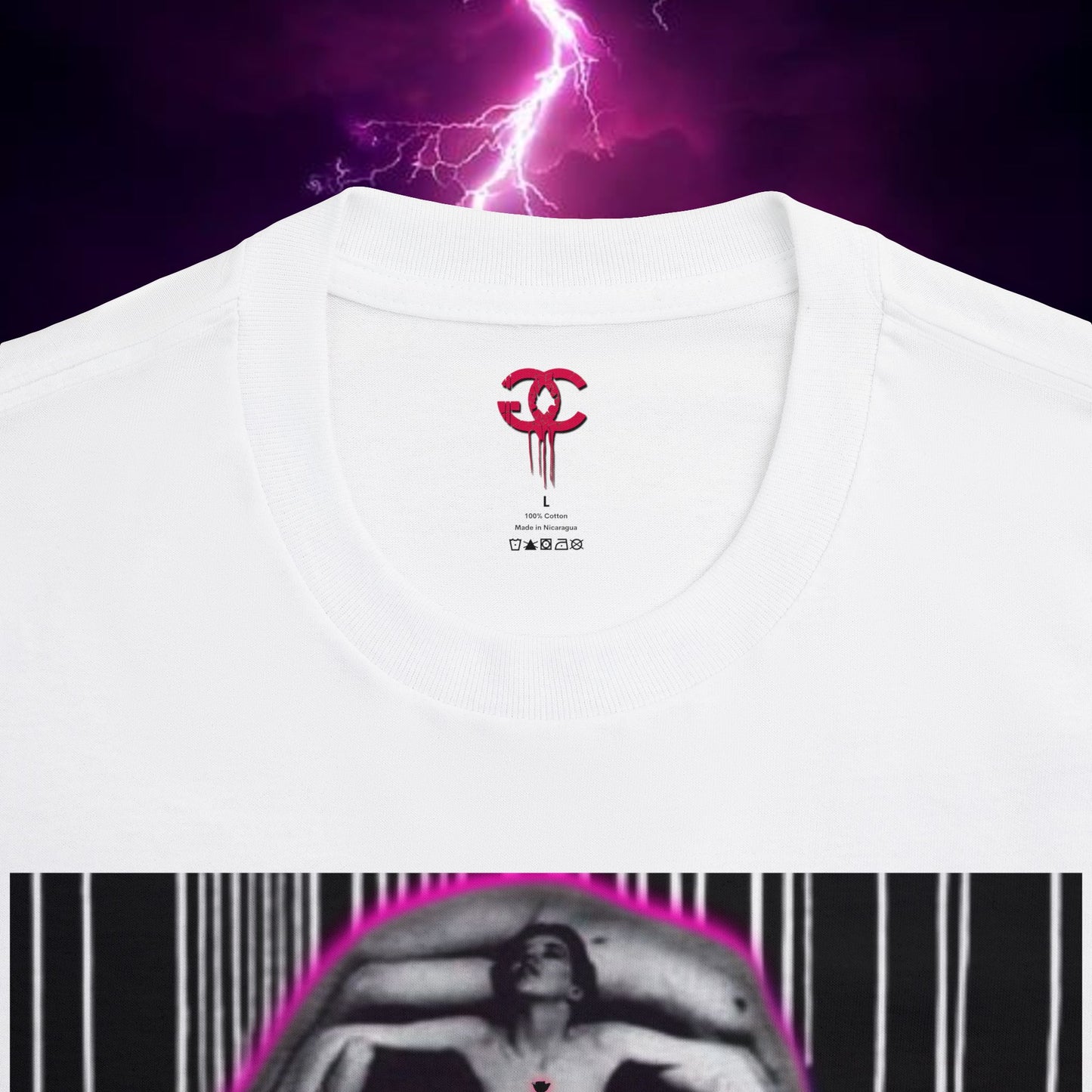 Lady Skull Graffiti Drip - Classic Tee RN5