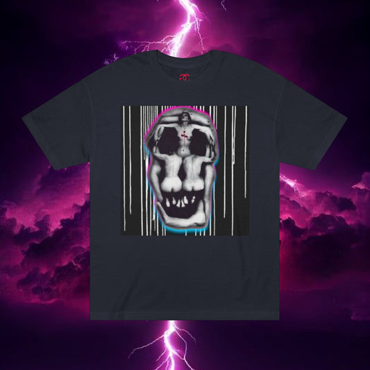 Lady Skull Graffiti Drip - Classic Tee RN5