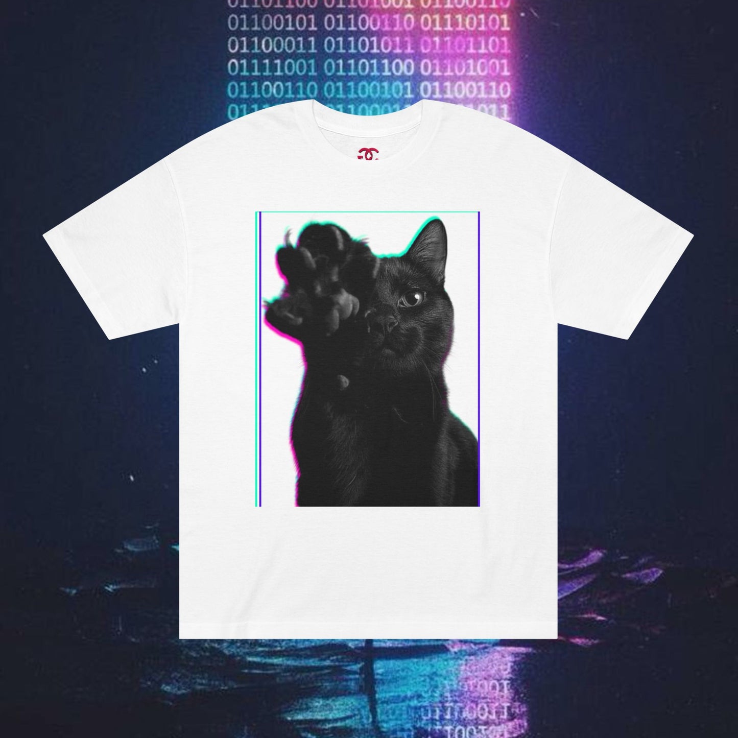 Black Cat Neon Classic Tee - RN9