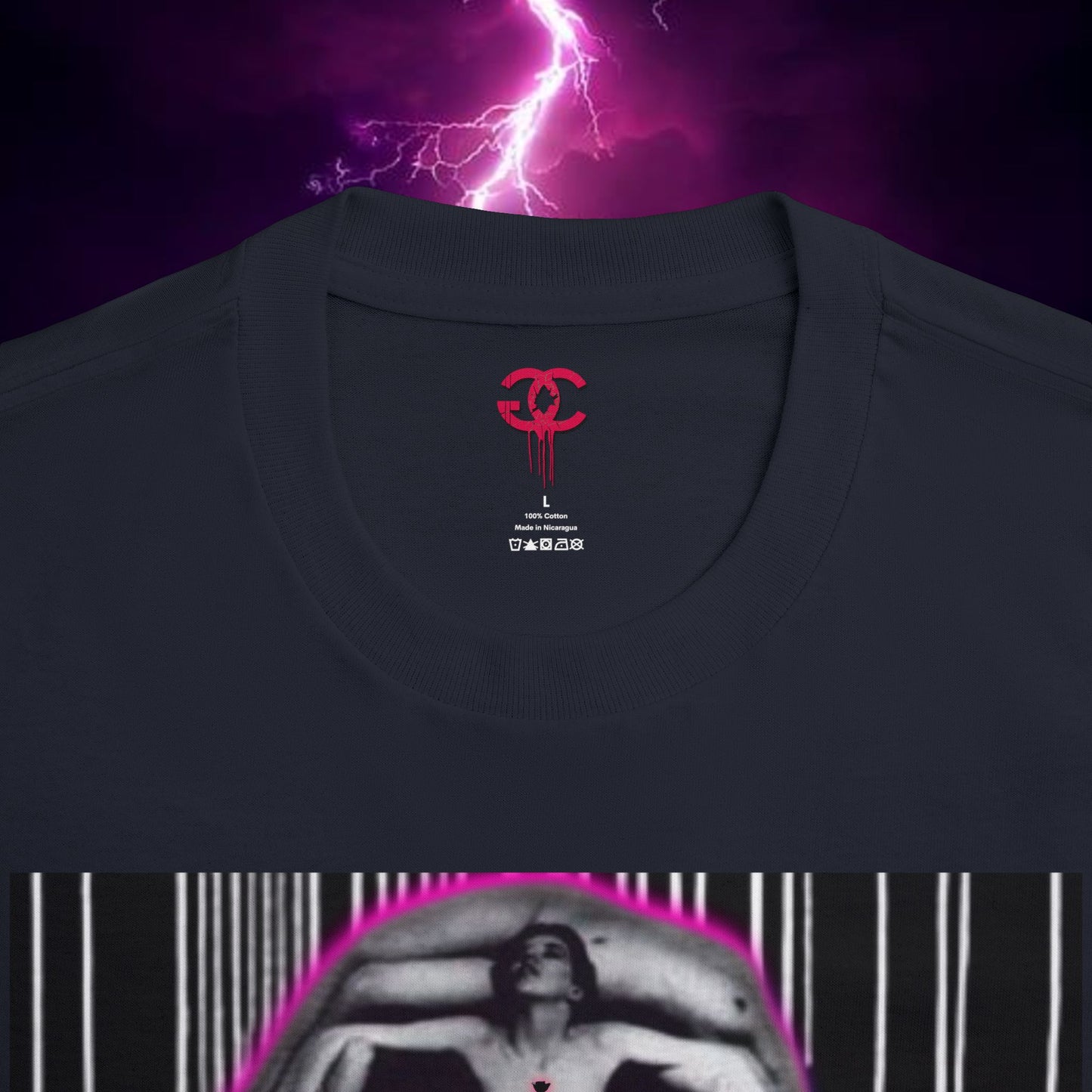 Lady Skull Graffiti Drip - Classic Tee RN5